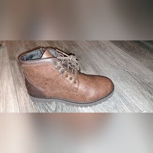 NIB Men's Nick Graham barkley boots, brown with side zipper, SZ 8.5